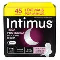 Intimus Absorvente Noturno Suave com Abas Leve Mais por Menos 45 Unidades